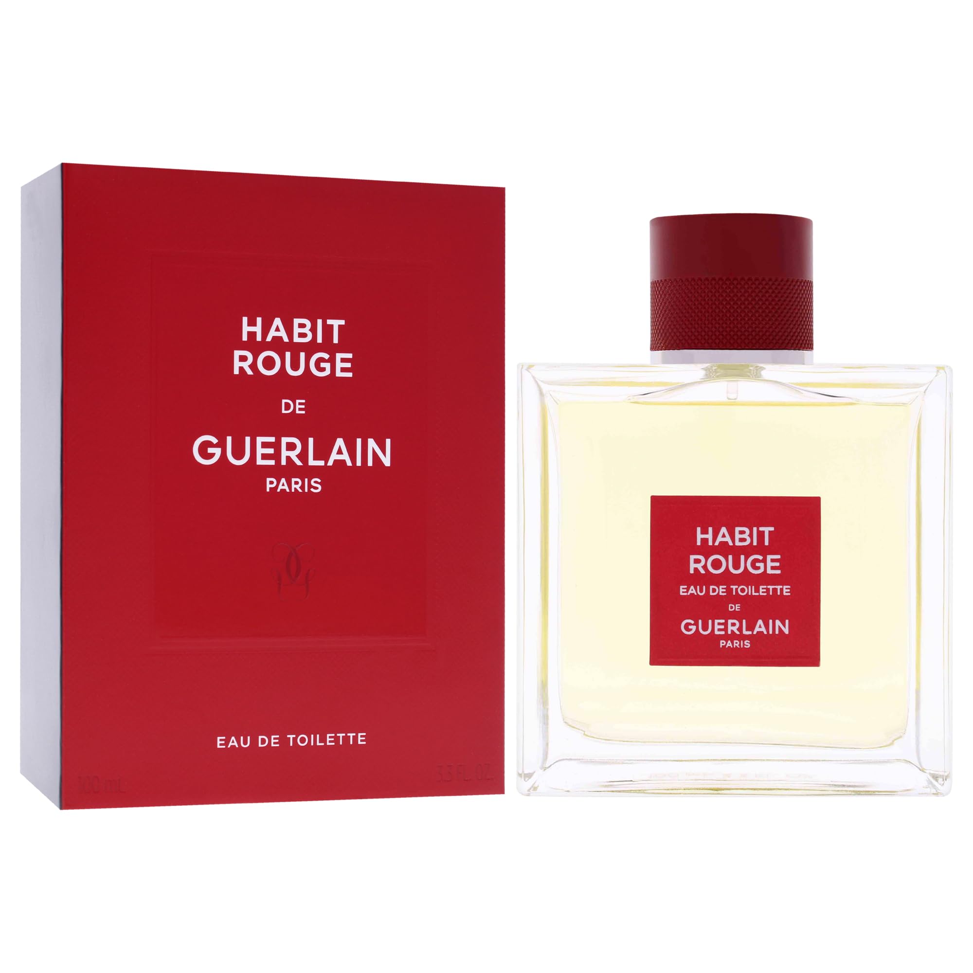 Amazon.com : Habit Rouge by Guerlain for Men - 3.3 oz EDT Spray